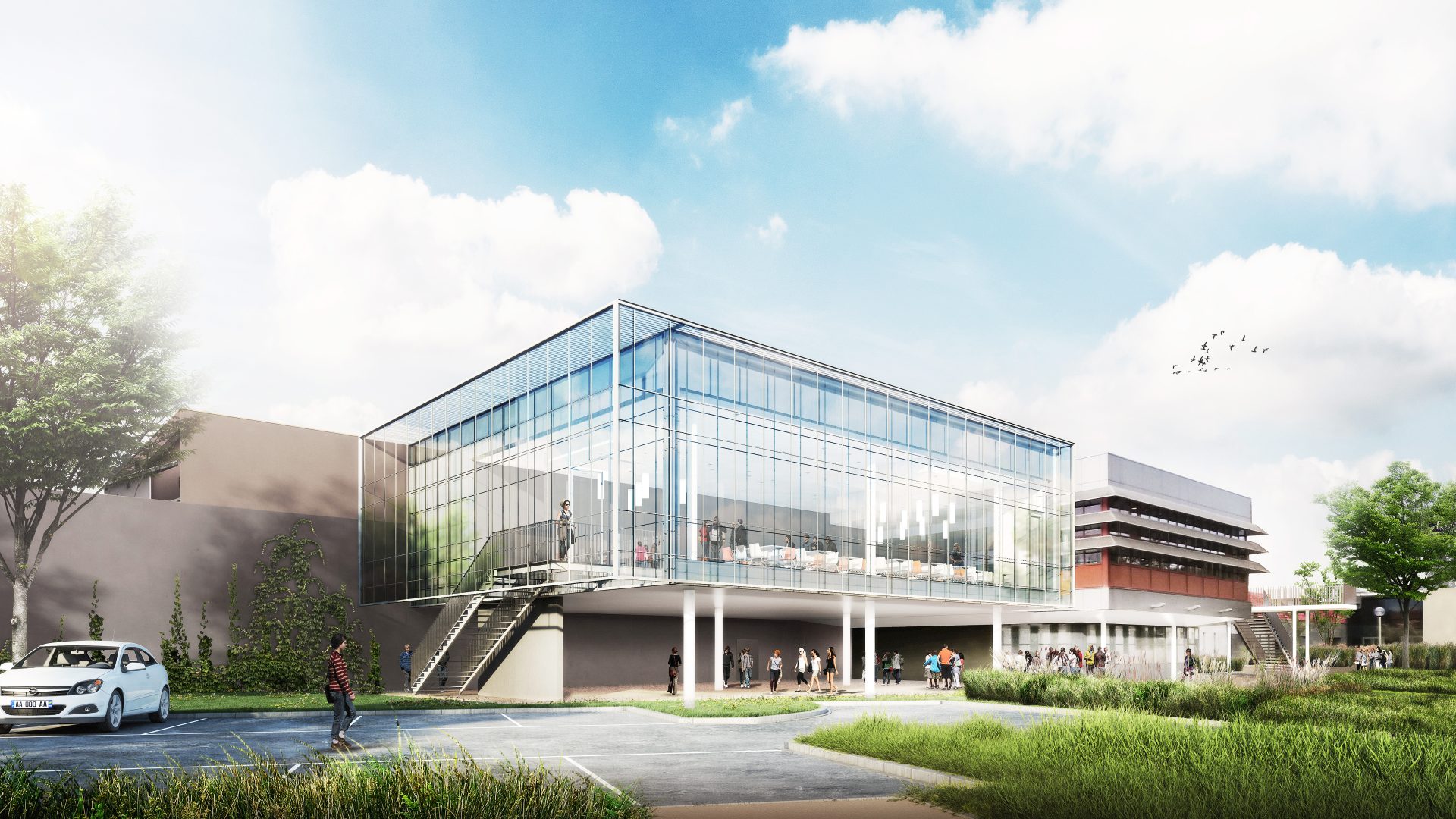 Plateau technique et restaurant du lycée Jean Bertin