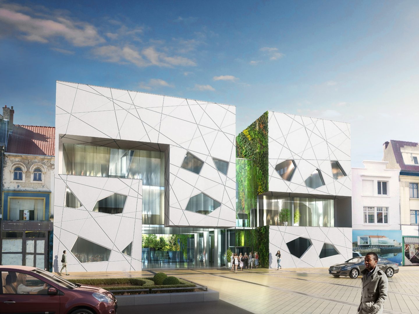 Construction d’une école d’art du Calaisis : partie logements à Calais (62100)