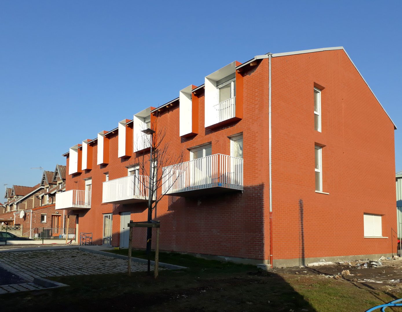 Construction de 19 logements intermédiaires dans la cité Saint-Paul à Carvin (62220)