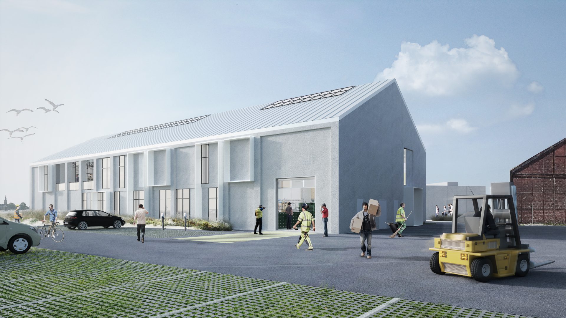 Nouveau bâtiment pour les besoins EOO et VFP du GPMD au quai Freycinet 6