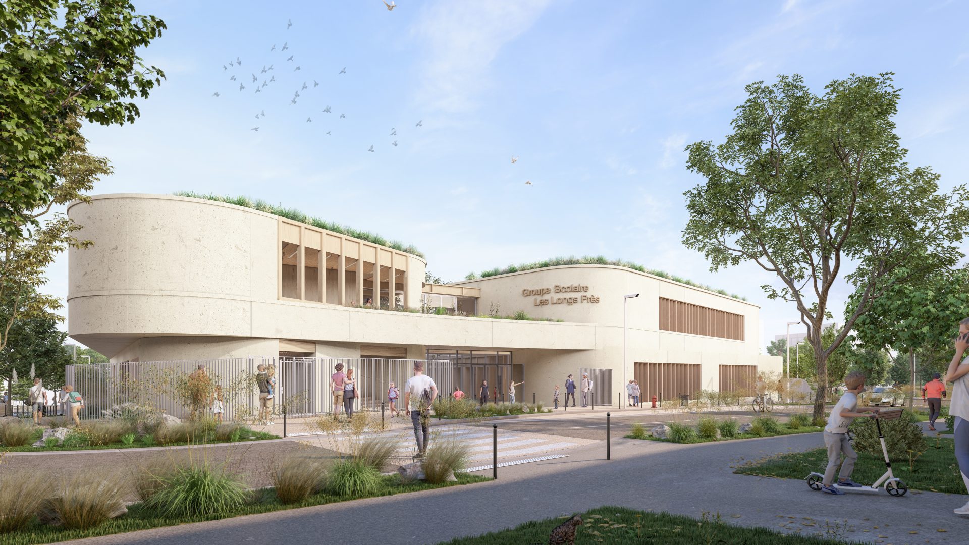 Groupe scolaire Les Longs Près à Louvroil