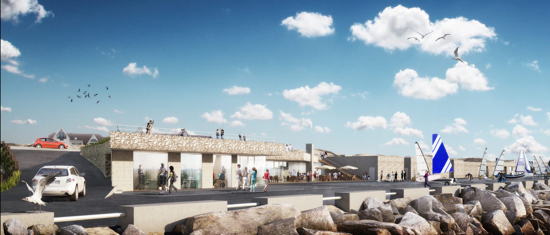 Base de glisse à Neufchâtel-Hardelot